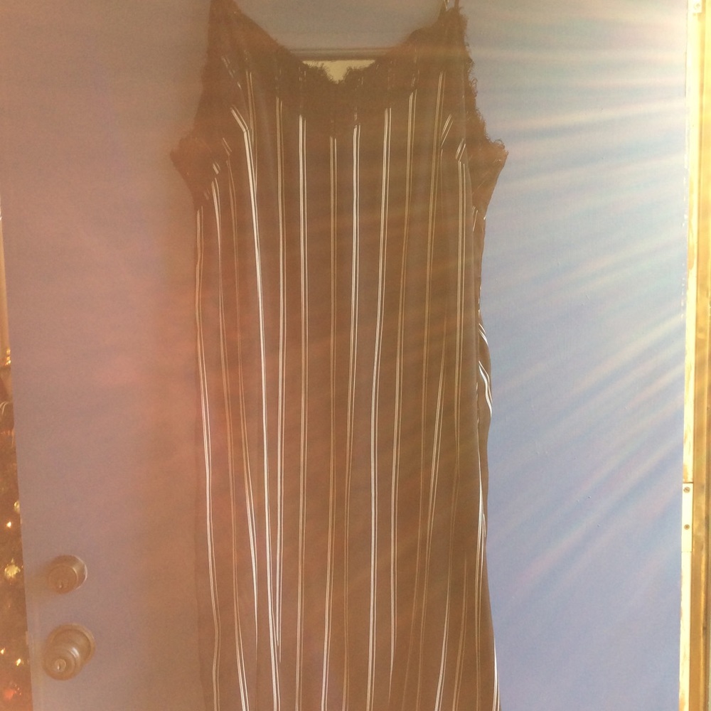 2x Silky Feel Midi Chemise Dress